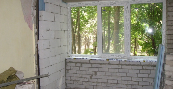 Совмещение комнаты с Балконом Днепропетровск