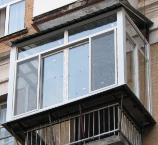 Наружная отделка балкона Днепропетровск