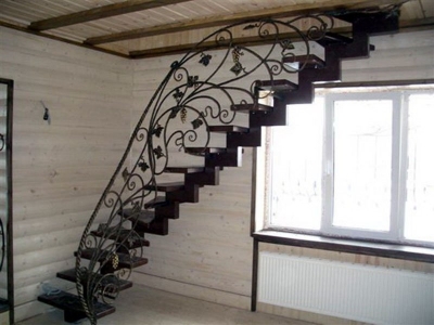 Кованные перила для лестницы