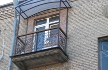 Кованый балкон под ключ