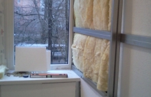 Внутренняя отделка. Утепление Балкона Стекловатой в Днепропетровске