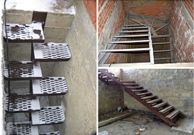 Заказать изготовление металлической лестницы в подвал, в погреб. Узнать стоимость в Днепре (Днепропетровске)